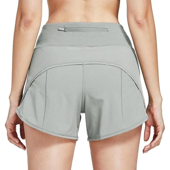 Willit Womens 4" Running Hiking Shorts Quick Dry High Waisted  with Liner sz S - Picture 2 of 7